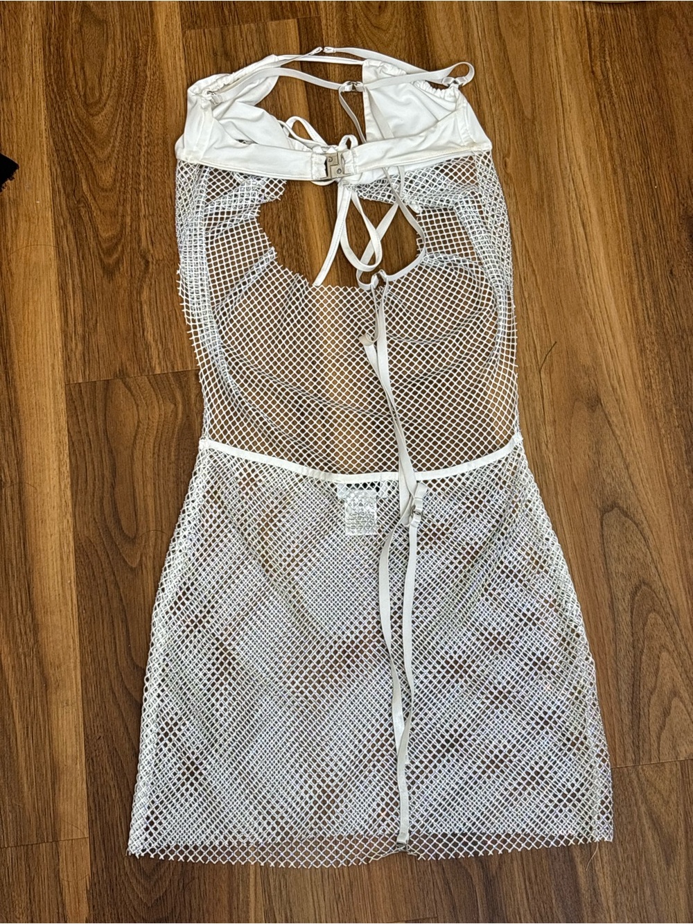 Ritae Mini Dress in White by Outcast - Picture 4 of 5